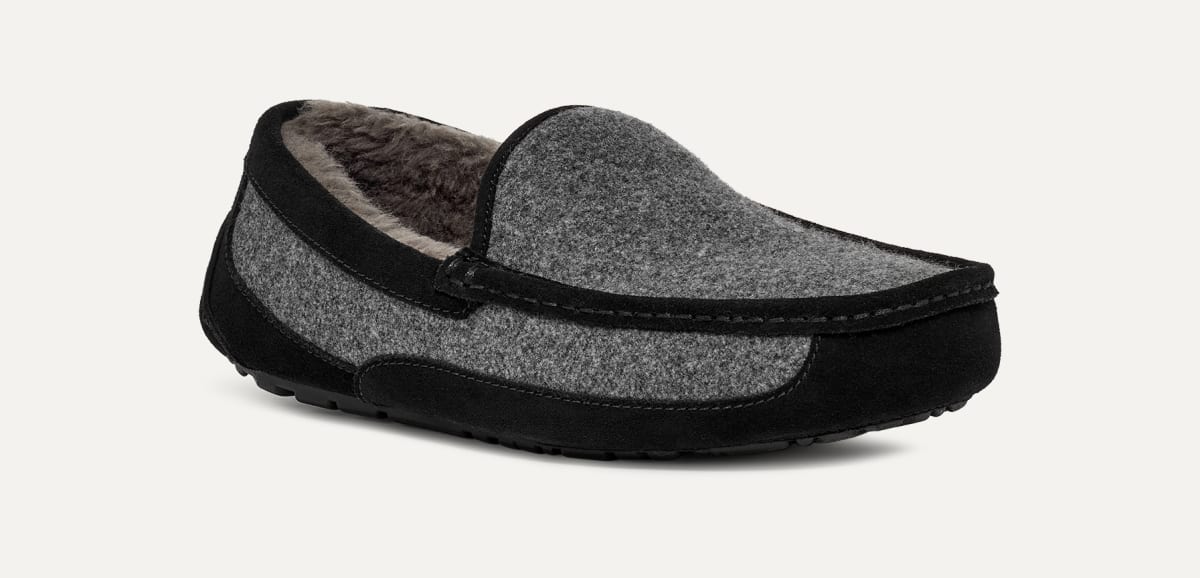 Ugg ascot tweed slipper on sale