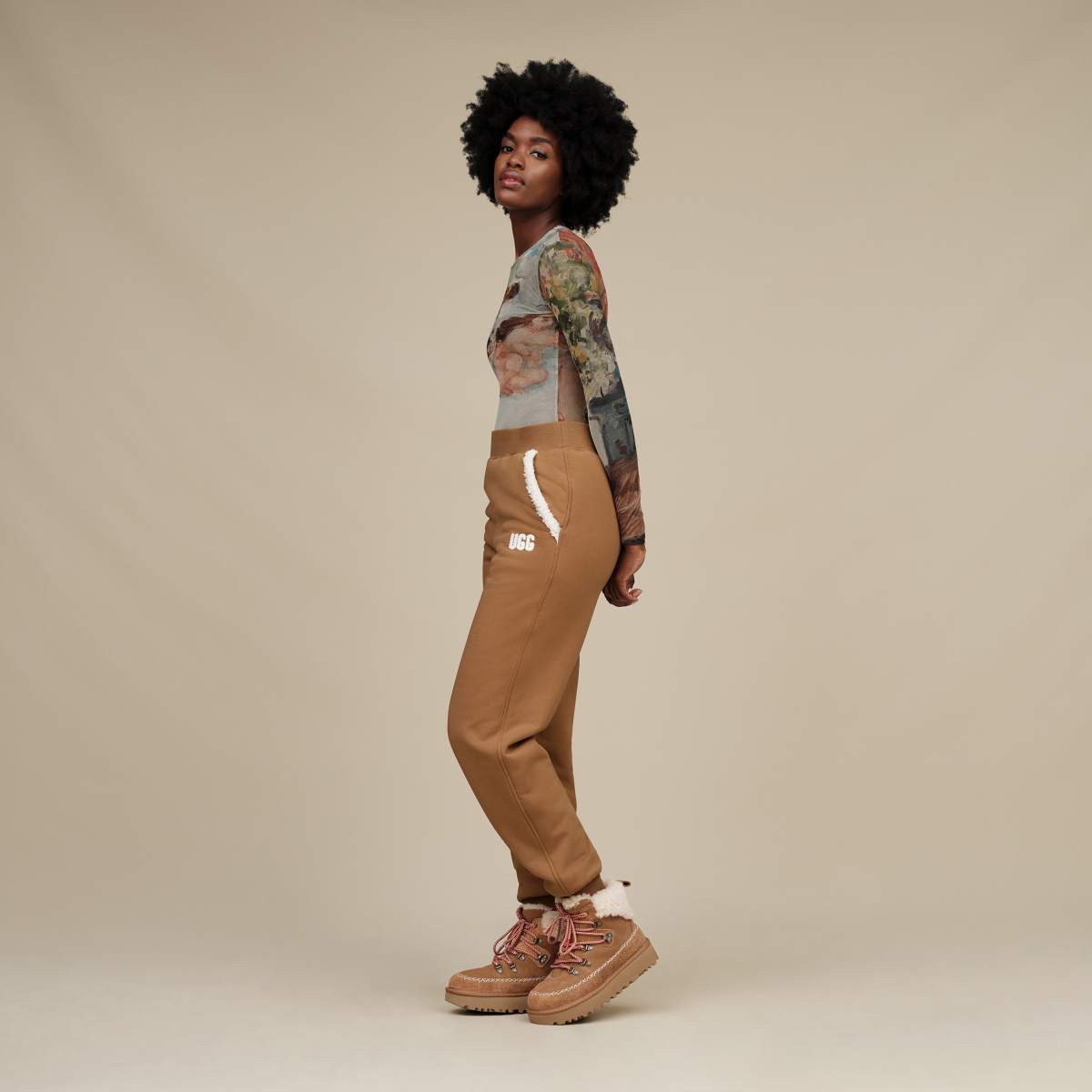Ugg fleece pants top
