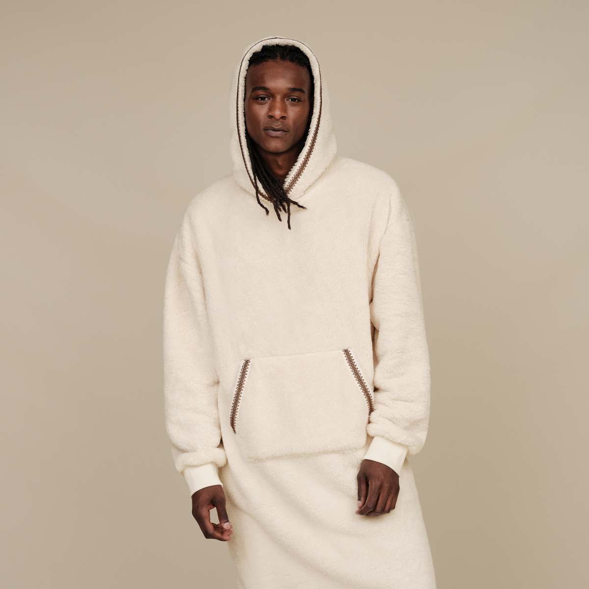 UGG Felpa lunga in UGGfluff con cappucciofor UGG Europe
