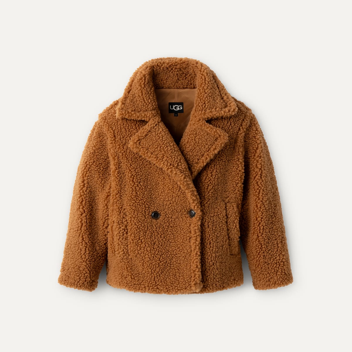 UGG Gertrude Short Teddy Coat for Women UGG