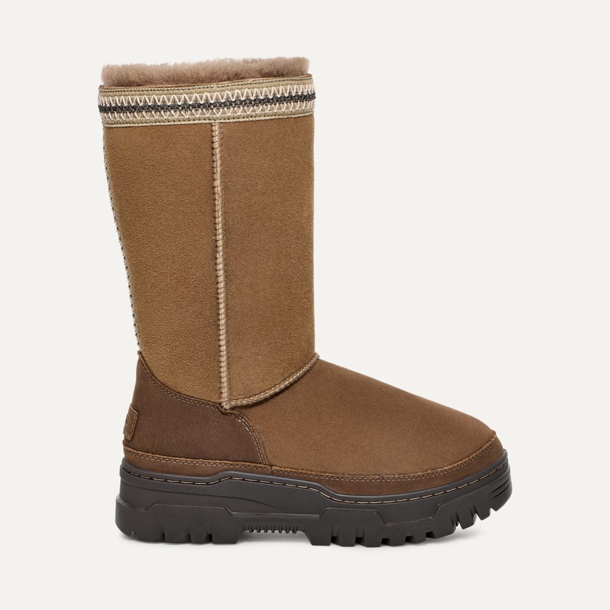 Brown tall ugg boots shop