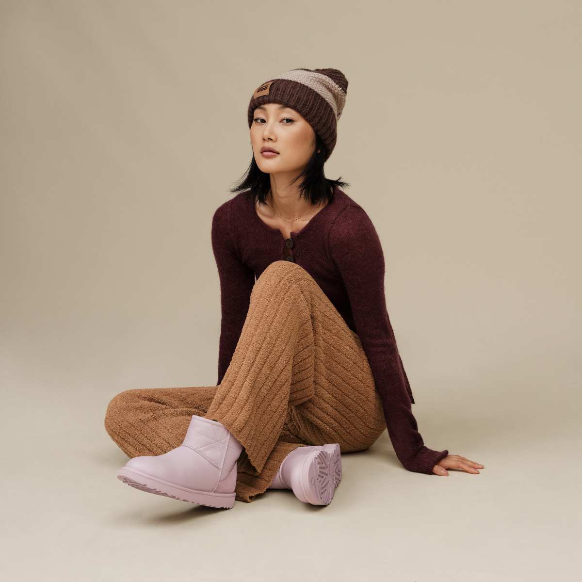 UGG Patchwork Beanie for Women UGG Denmark