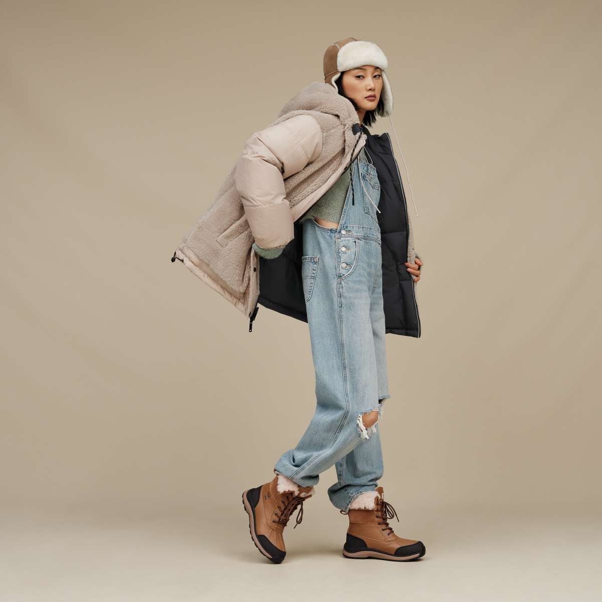 UGG Stitched Sheepskin Trapper for Women UGG