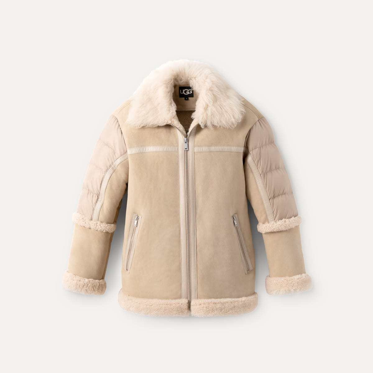 UGG Chateau Shearling Nylon Jacket for Women UGG Greece