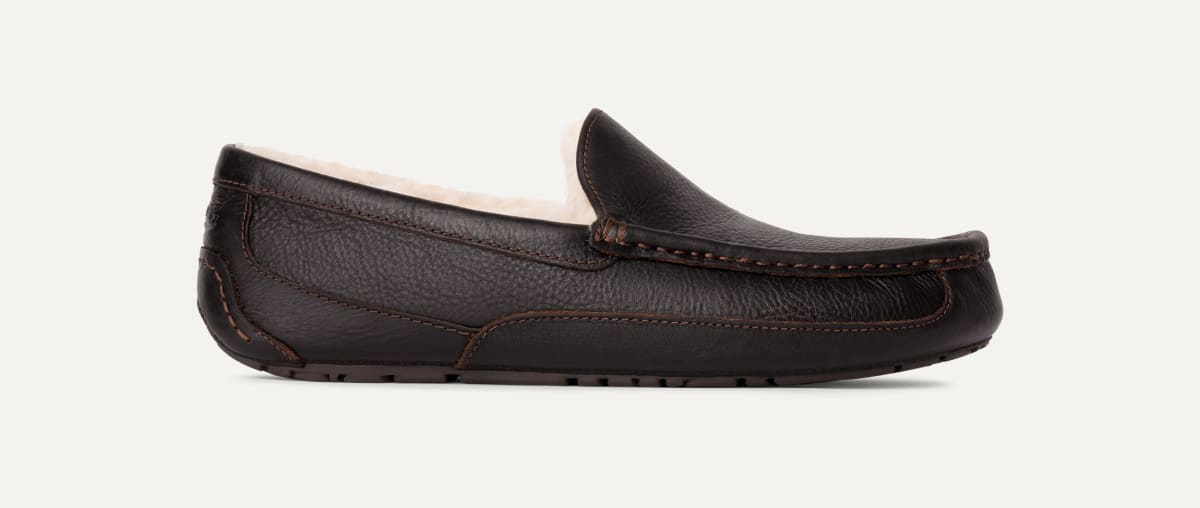 Mens ugg ascot slippers discount