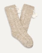 Ugg pom pom fleece slipper socks outlet