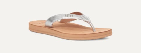 Ugg tawney flip flop silver on sale