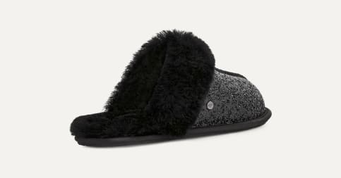 Ugg black glitter slippers top