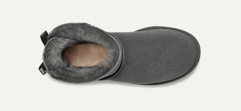 Grey bailey bow uggs on sale outlet