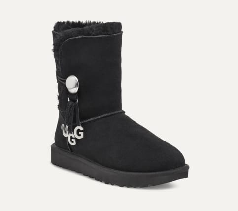 Womens ugg boots with buttons cheap