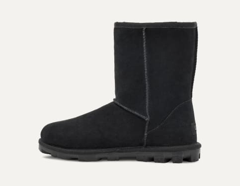 Ugg women's classic short waterproof suede boot hotsell