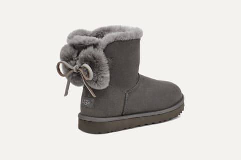 Ugg double bow boots new arrivals