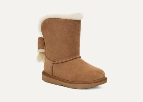 Ugg Kids Classic Mini Fluff Bow Boot UGG® Little Big Kids Classic