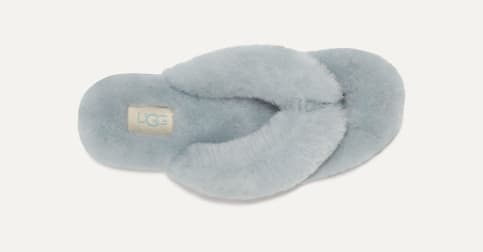 Ugg fluff flip flop slippers shop