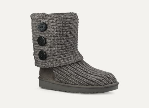 Black knitted uggs clearance