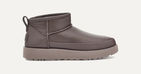 Classic mini leather waterproof boot ugg discount