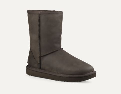 Leather look ugg boots deals