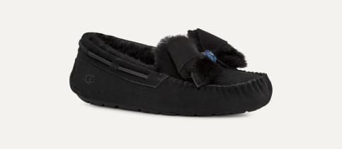 Ugg dakota leather bow slipper outlet
