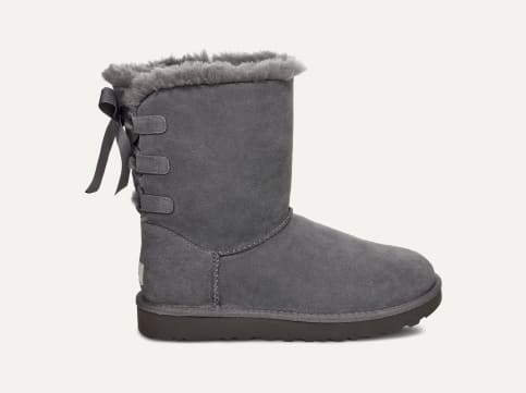 Women's grey short ugg boots outlet