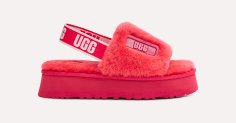 Coral ugg slides clearance