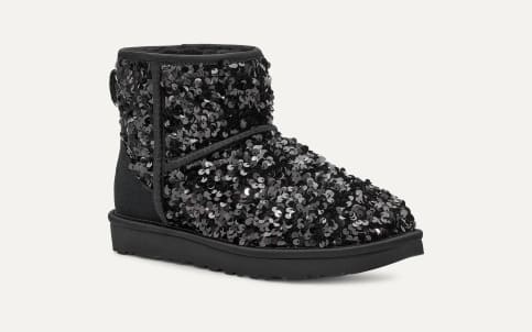 Black sparkly uggs outlet