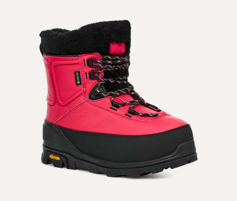 Red and black ugg boots discount