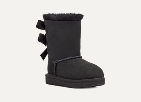 Grey ugg bow boots online