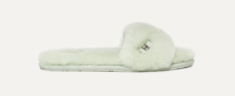 Women's ugg fluff slide slippers hot sale