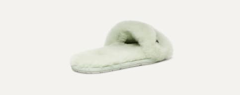 Women's ugg fluff slide slippers hot sale