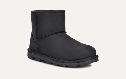 Leather uggs hot sale