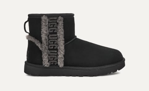 UGG Classic Mini Shearling Logo Boot for Women UGG Spain
