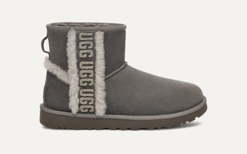 UGG Classic Mini Shearling Logo Boot for Women UGG Spain