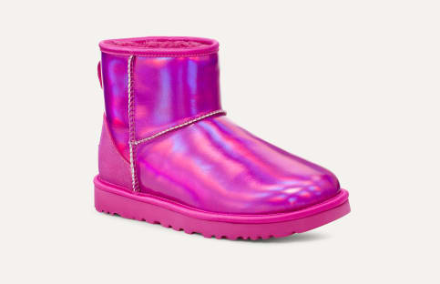 Pink sequin ugg boots 2025