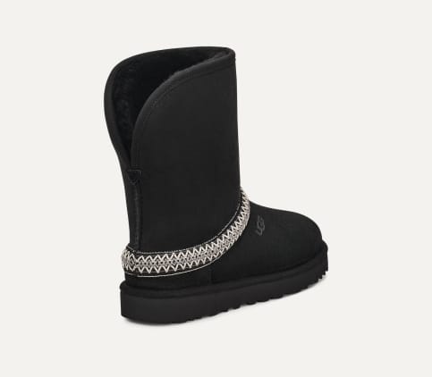 Black ugg boots with charms discount