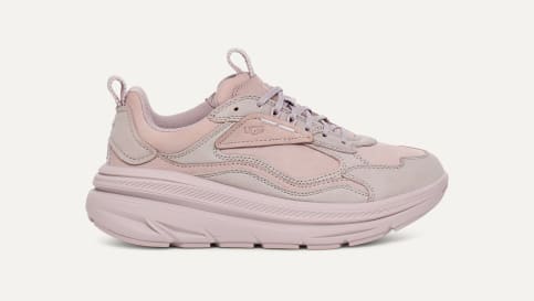 Ugg tye trainers pink hot sale