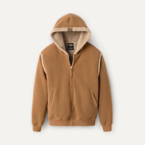 UGG Evren Bonded Fleece Zip Up Sweater for Men UGG UK