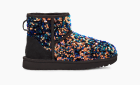 UGG Classic Mini Stellar Sequin Embellished Boots, Black/Multi, 3