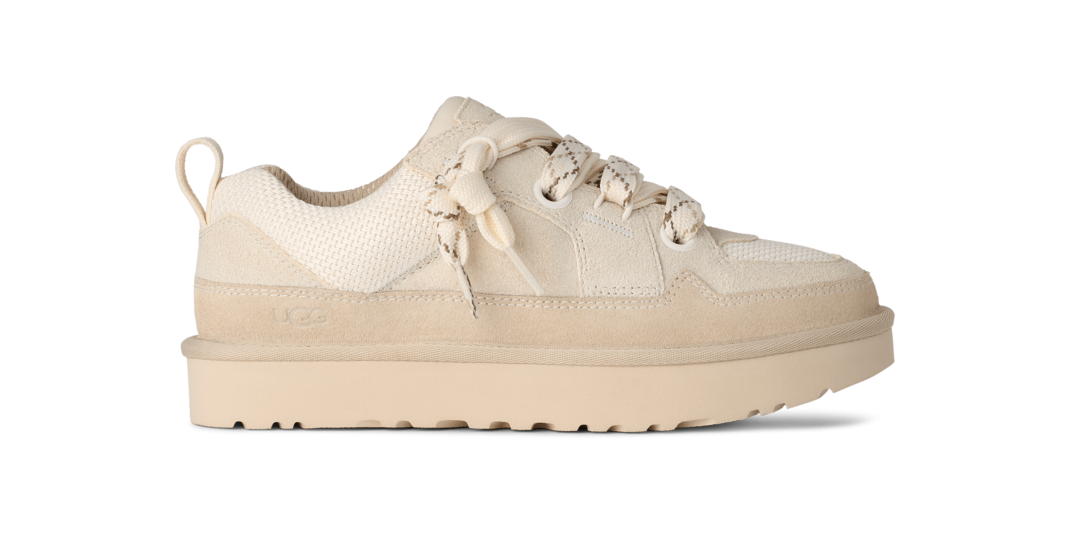 ☆週末セール☆ アグ UGG 厚底 スニーカー 白 革 24㎝ - メルカリ
