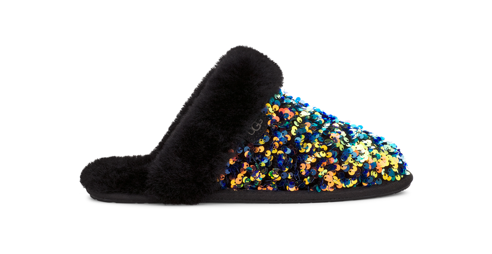 Gold glitter ugg slippers deals