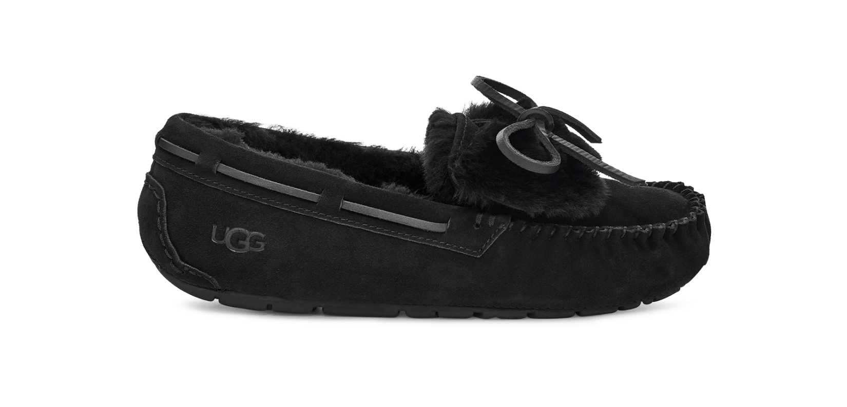 Ugg black dakota hot sale slippers