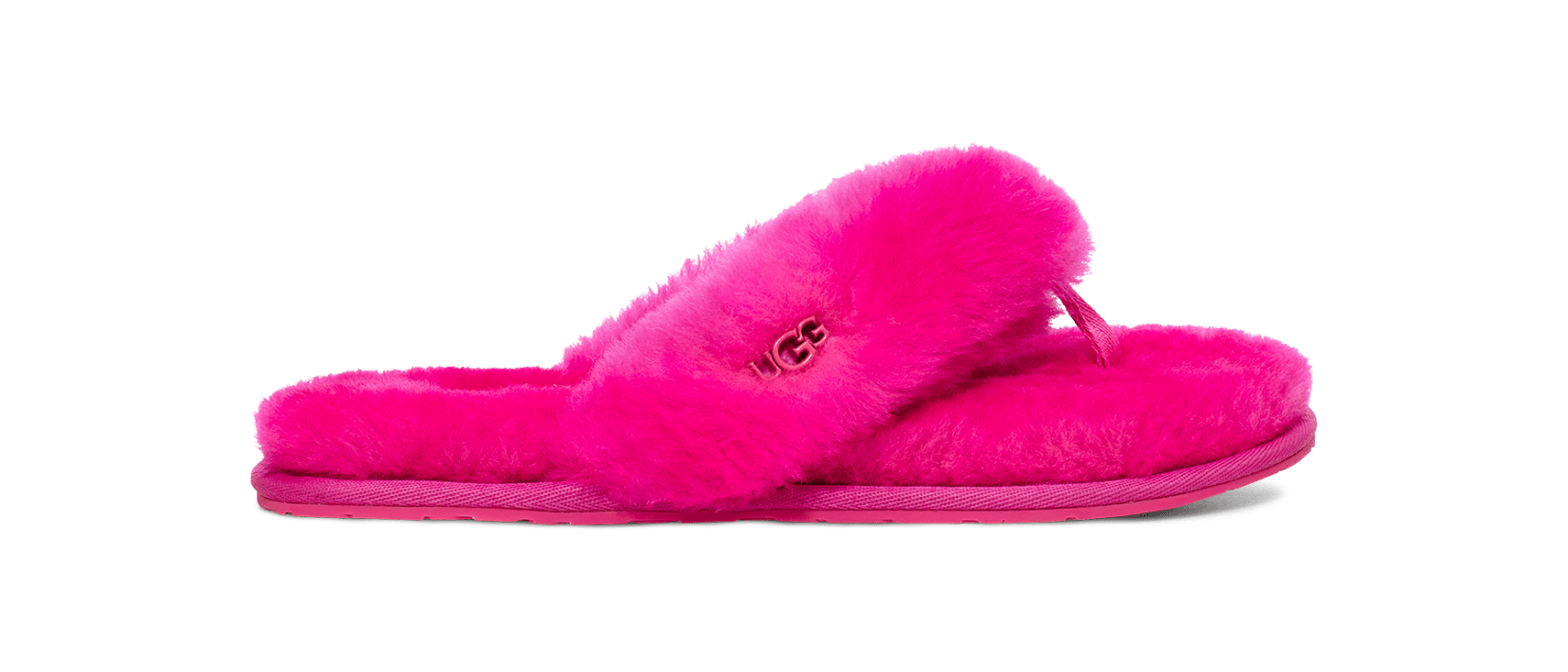 Women s Fluff Flip Flop Logo