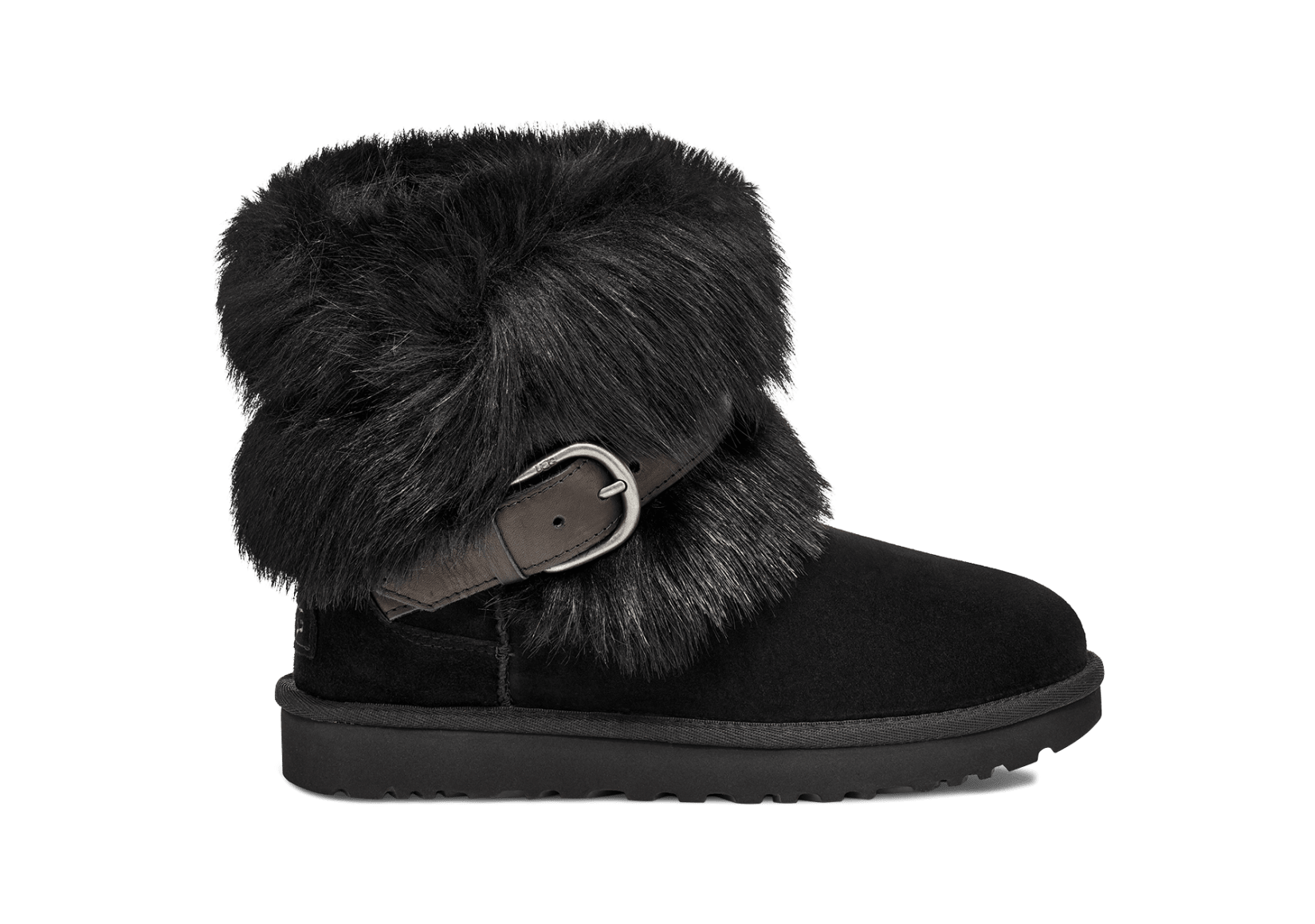 Black uggs with buckle online