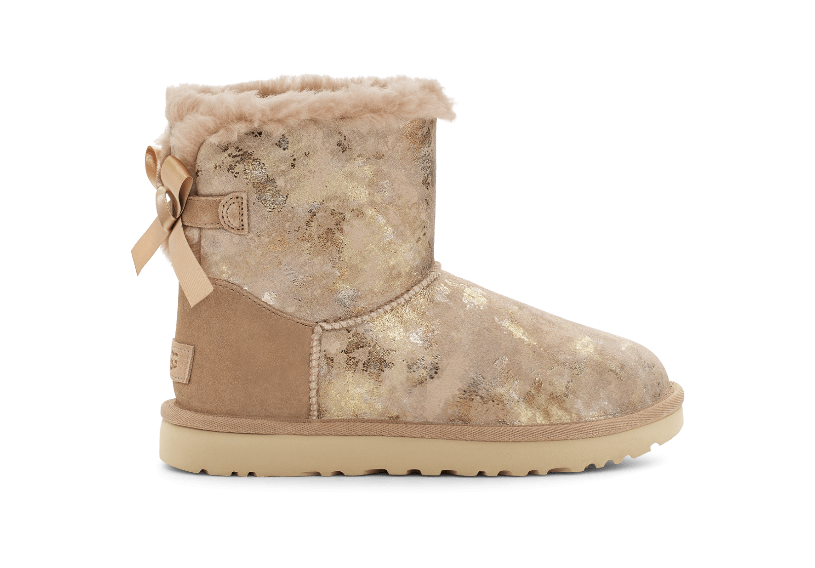 Women s W Mini Bailey Bow Gold Wash