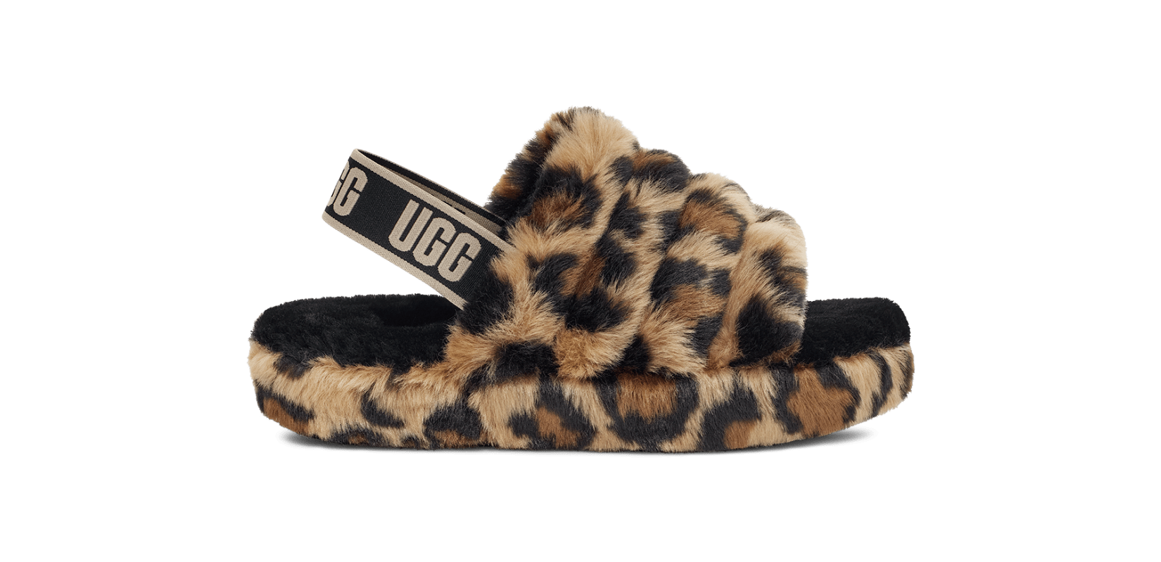 Kids ugg top fluff yeah slide