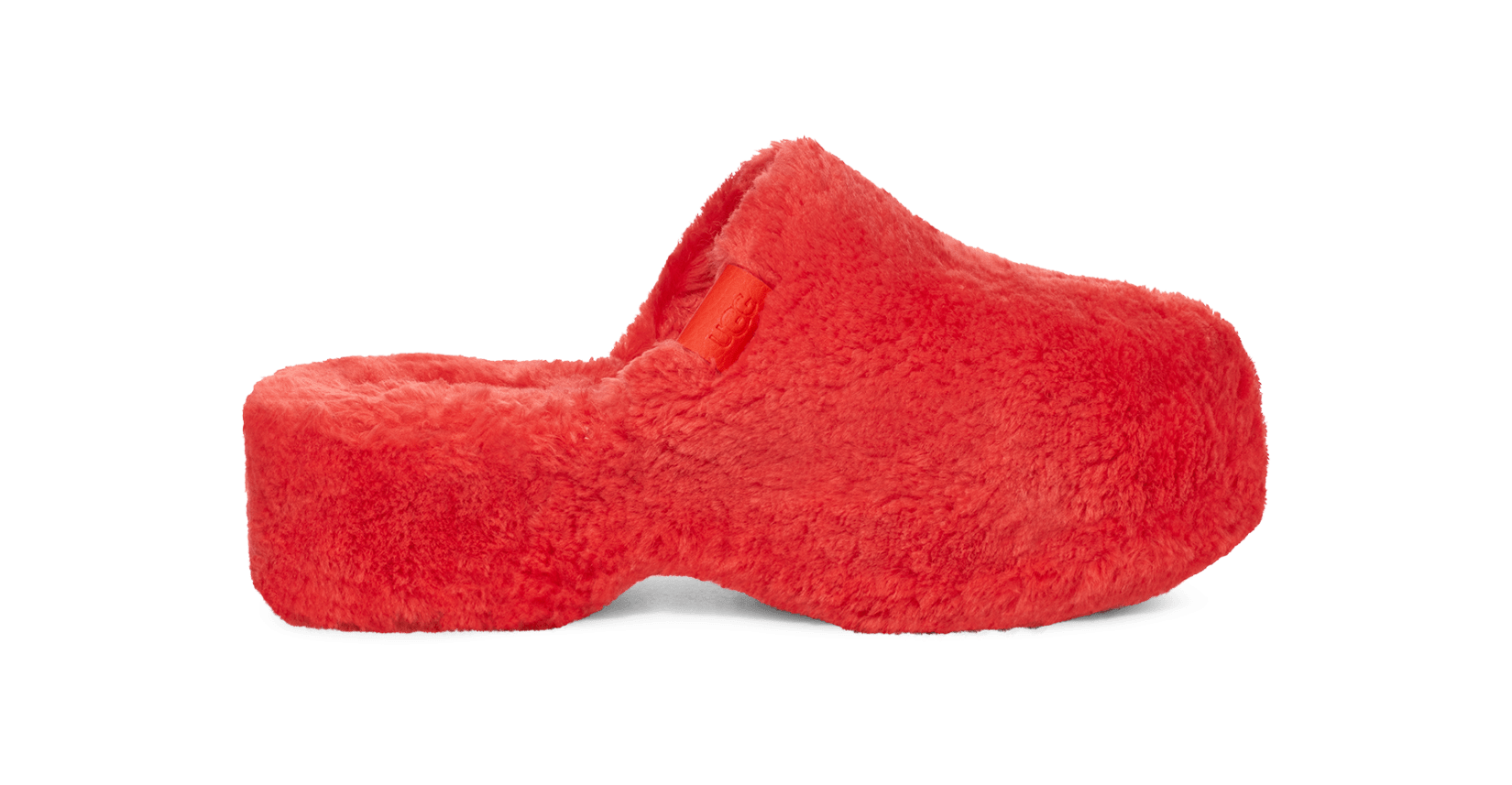 Red fuzzy hotsell ugg slippers