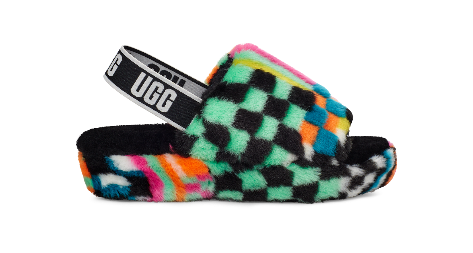 Ugg checker discount slide