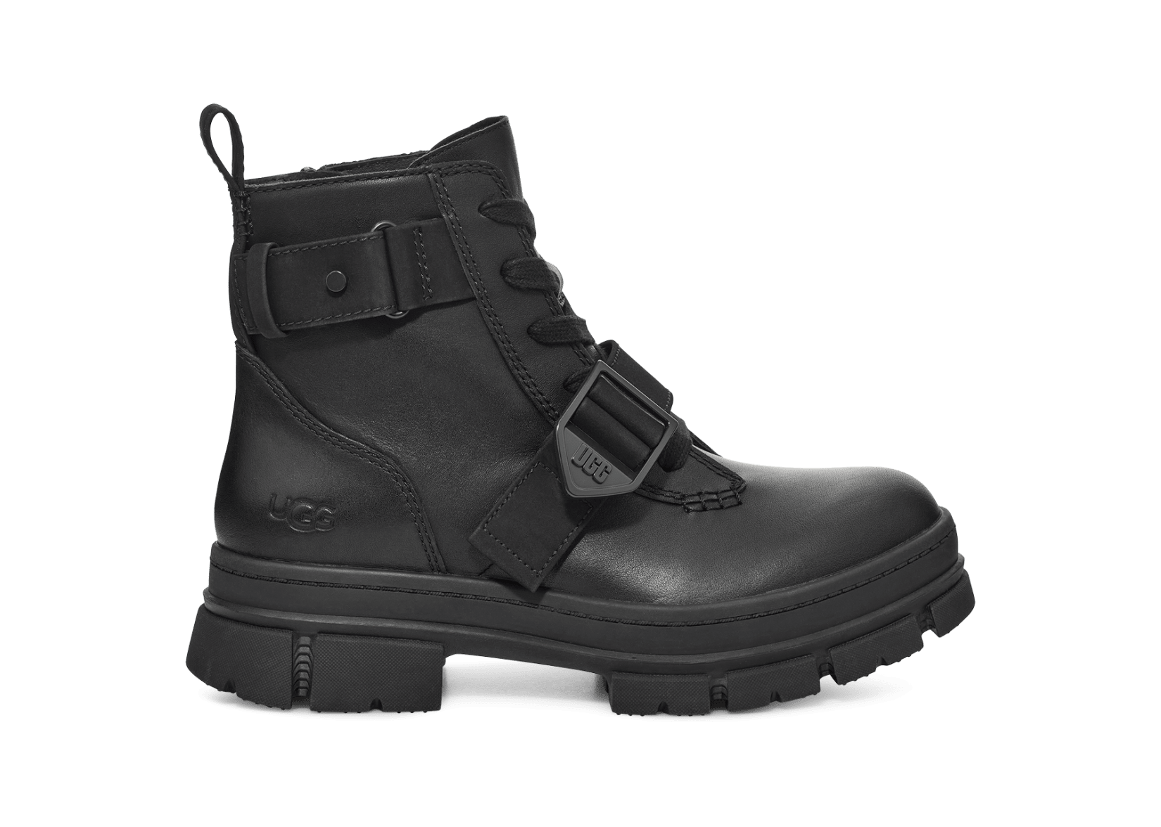 Black uggs with laces best sale