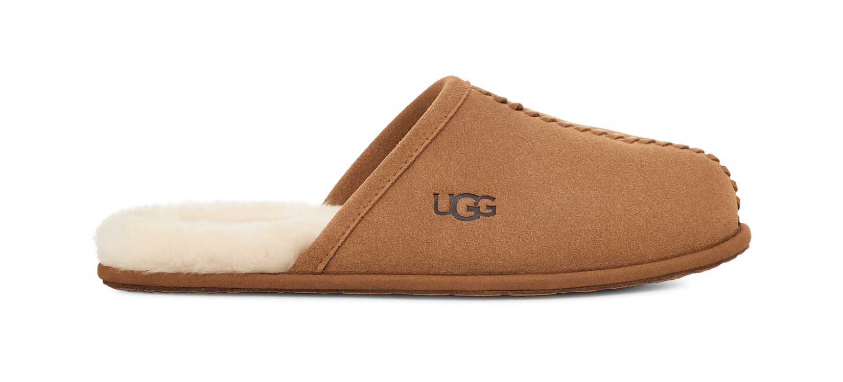 Ugg scalloped suede sale slipper