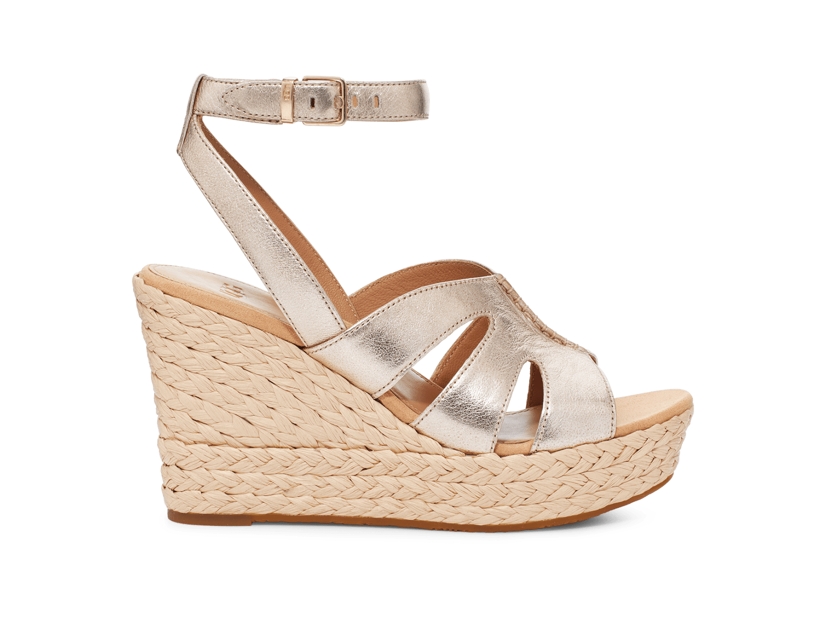 Ugg gold wedge sandals best sale