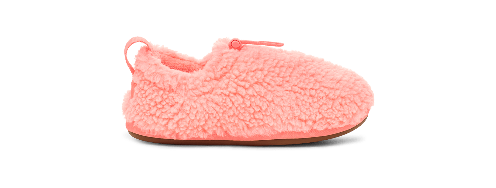ladies pink faux fur fuzzy slippers, Five Below